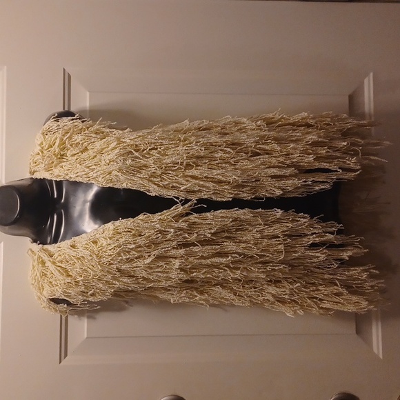 Tanami Cream Knit Sweater Vest,  S/M - Picture 1 of 9
